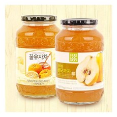 을마시다 꿀유자차1kg플러스꿀모과차1kg, 단품, 단품, 1kg