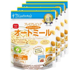 340g 일식 프리미엄 퓨어 트래디셔널 오트밀 ×4개(롤드 타입 국내 제조
