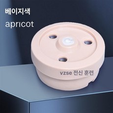 셔틀콕 케이스 투명 배드민턴콕 보관통 대용량, 1개, 1개입, 웜베이지 살구 스팀 볼 스토브 3홀 1단계
