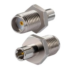 POBADY SMA to CRC9 안테나 어댑터 SMA 암 - CRC9 수 50옴 임피던스 니켈 코팅 황동 2G 3G 4G LTE 호환 2팩 415478