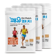 쾌유패치 근육 관절 통증 혼합형, 3개, 30매