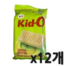 키드오 레몬 버터향 크래커, 12개, 90g