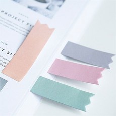 업위드 플래그 접착 메모지 인덱스탭 파스텔인덱스 인덱스플래그, 녹색