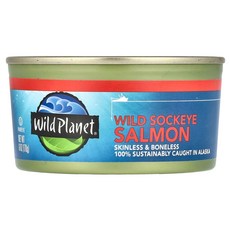 와일드플래닛 야생 홍연어 껍질 및 뼈 제거 170g(6oz), WLD00049, 1개, 170g