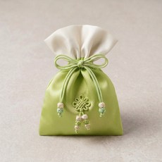 다용도 복주머니 (중사이즈), 1개, 연두색