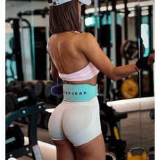 FITTERGEAR 女子牛皮腰帶 舉重護腰帶 深蹲硬拉, 蒂芬尼藍,M-適用腰圍60-76CM