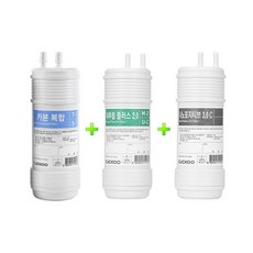 쿠쿠 정품 정수기 카본복합필터+ 나노포지티브 필터+네추럴필터 / 3종세트 (HJ솔B 증정), 1개, 801C803NP