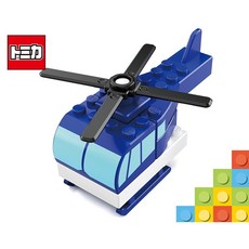 TOMICA 多美小汽車 警車 直升機 堆土機 救護車 積木, 1個
