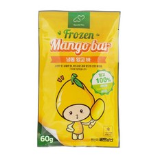 /안전 아이스망고바 60g x 30개 최근생산 초가성비 아이들간식 건강한간식 냉동과일