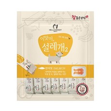 헬로도기 참좋은간식 설레개2 7p, 1개, 105g, 연어