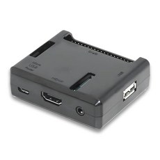 SbcompON 온ents라즈베리파이모델A+플러스용블랙케이스 모든포트에대한액세스 30초안에조립116772, SbcompON 온ents라즈베리파이모델A+플러스용블랙