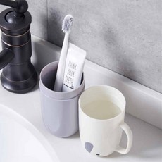 칫솔케이스 칫솔통 여행용 출장 휴대용 양치컵, 양치컵E 화이트