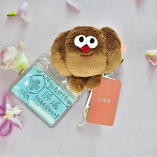 湯姆貓傑利鼠麵包香腸造型 伸縮扣識別證夾 證件扣 吊飾, 1個, 香腸包