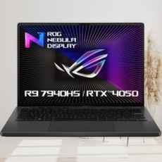에이수스 2023 ROG 제피러스 G14 라이젠9 라이젠 7000 시리즈 지포스 RTX 4050, Eclipse Gray, 512GB, 16GB, Free DOS, GA402XU-N2055