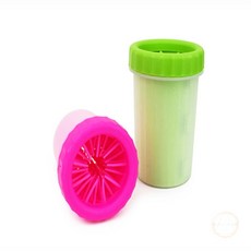 무담 강아지발 워싱컵 강아지위생용품, 대 그린, 1