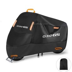 G310GS G310 310 GS용 오토바이 커버 방수 야외 스쿠터 UV 보호대 레인, XL for 190cm, black