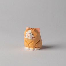 創意手工木雕萌寵掛件 - 柴犬與梅花造型鑰匙圈