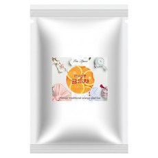 [티스페이스] 순수 한국 전통차 프리미엄 귤피차 100티백 카페용 업소용 대용량, 1개, 100g, 100개입