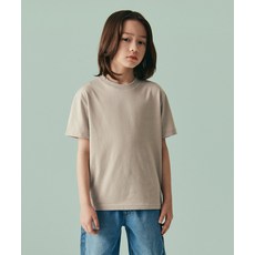 무신사 스탠다드 MUSINSA STANDARD KIDS 릴렉스드 크루 넥 티셔츠 [더스티 베이지] MKBTS5K01-UI 379844