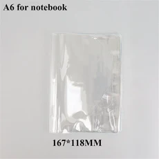 완벽방수 PVC 투명 강력한 보호 슬리브 A6 노트북 저널 플래너 다이어리 커버 사무용품, 01 CHINA, 01 A6 Cover