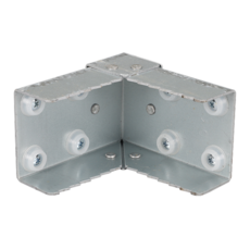 레이스웨이 40*40RACE WAY 바디 커버 3M 부속 사무실 주차장 기계실 전시장 공장 국부조 카페 인테리어 레일조명 레일등 레일, 40*40 V엘보(IN), 1개, 기본색상