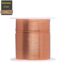 1-3롤 50g 구리 와이어 0 1 5mm 케이블 래커 에나멜 권선, [01] 3Rolls, 0.7mm-14m