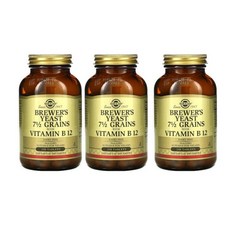 솔가 브루어 이스트 비타민 B 12 타블렛, 250정, 3개