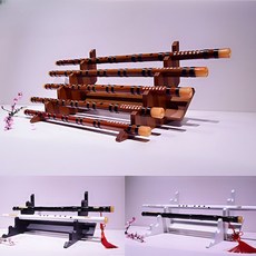 무술 소품 거치대 칼 검도 원목 칼받침 사극 디스플레이, 1개, 원색 B형 5층 피리 스탠드