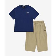 내셔널지오그래픽 키즈 K242UPB920 7부 상하세트 LNAVY 924474