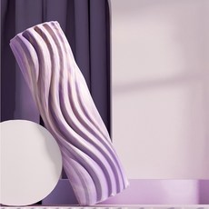 에프엠핏 돌기 폼롤러 하드 필라테스, 퍼플, 1개