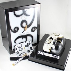 長益鋼筆 歐馬仕 Omas 嘉年華情緒面具鋼筆 2003年款 18K金 F尖 義大利製