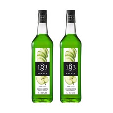 1883 그린애플시럽 1000ml 2개세트, 1L, 2개