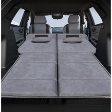 SUV 차량용 접이식 매트리스 뒷좌석 차박용 확장형 침대 매트 192cm 표준형 그레이, 표준형 블랙