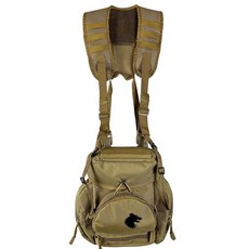 FIELDCRAFT 쌍안경 하네스 체스트 팩 필드 팩 케이스 남성 및 여성용 Binos 카메라용 광학 거리 측정기 기어 그린 (코요테 브라운), 코요테 브라운