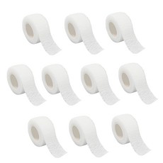 더편한생활 의자 발커버 테이프 긁힘 소음 미끄럼 방지 패드, 10개, 화이트