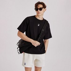 스파이더 공용 유니섹스 루즈핏 저지 반바지 SPIMCNTR301UIVY 142868