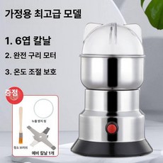 강아지 사료믹서 애견 곡물 소형 사료분쇄기 고양이 먹이, 1개, 1L, 디럭스 모델 [사은품 + 예비 칼날 1개]