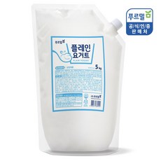 [얌얌마켓] 푸르밀 플레인요거트 대용량, 5kg, 1개