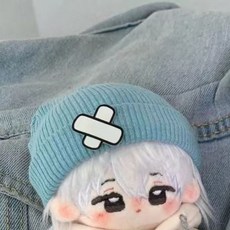 臺灣爆款 爆款 娃衣 棉花娃娃 裝飾 後街小狗10cm娃衣 考拉烤麵包 棉花娃娃換裝海星體正常體娃衣全套, 1個, 后街小狗娃衣（帽子）