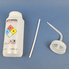 라벨 세척병 물 에탄올 아세톤 메탄올, (메탄올)라벨광구세척병500ml