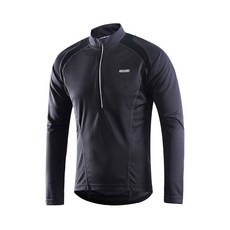 아르수세오 남성 하프 지퍼 사이클링 유니폼 긴팔 산악 자전거 셔츠 6031 ss22