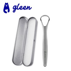 글린 올클린 스테인레스 혀클리너 소 + 휴대용 케이스, 1세트, 47g
