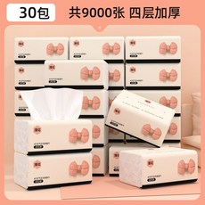 漫花 4D空氣壓花抽取式紙巾, 1個, 30包【整箱量販裝】300張/包