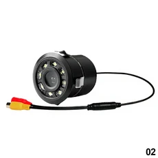 범용 자동차 후방 카메라 LED 백업 모니터 포함 또는 광각 역방향 주차, 02 01
