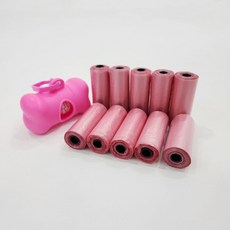 배변봉투 뼈다귀 케이스 1+10롤 휴대용 애견 위생