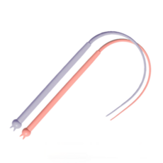 구르르 고양이 쥐꼬리 장난감, 1개, 핑크