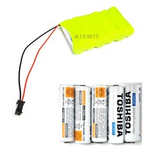 6V 충전지 배터리 건전지 2000MA, 1개, 1개입