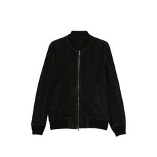 살바토레산토로 스웨이드 봄버 재킷