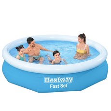 BW_57456 원형단지풀장 305x66cm, 블루, 1개