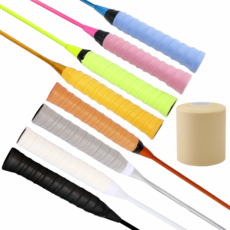 한비몰 논슬립 심쿠션 라켓 그립 테이프 8p, 1세트, 혼합색상